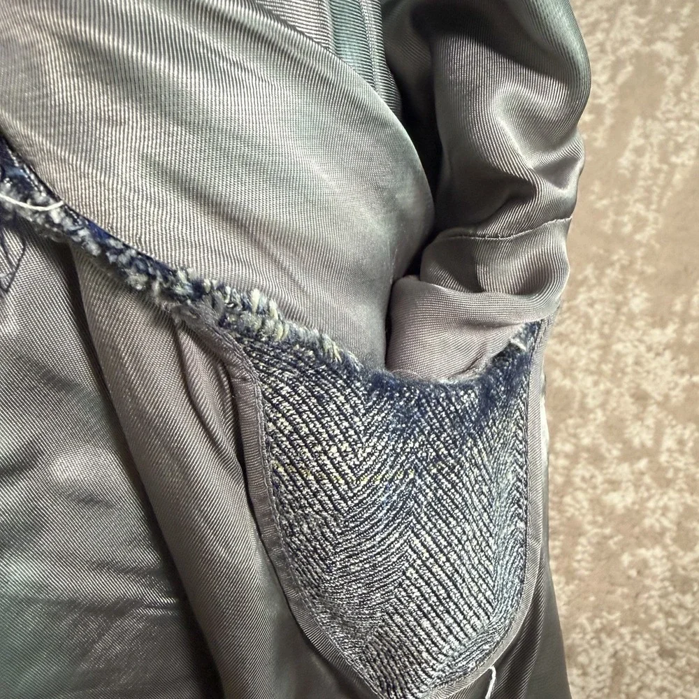 Vitale Barberis Canonico Vintage Blazer Mens Gray Tweed 42R Wool Old Money